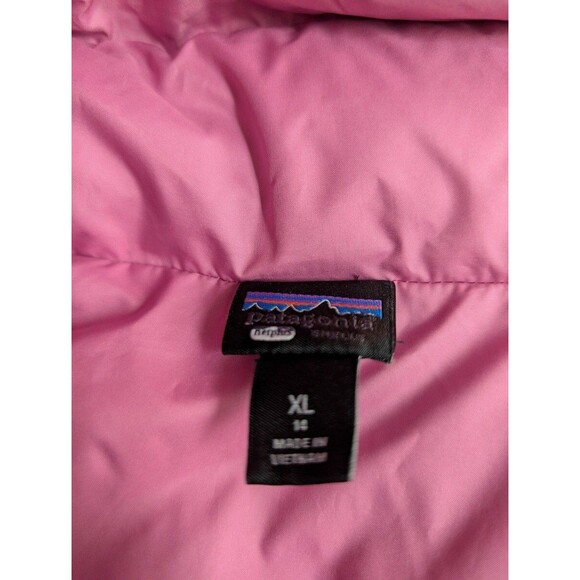 Patagonia Kids Girls' Jacket Size XL (14) Hi Loft Purple Down Hoody - Picture 7 of 9